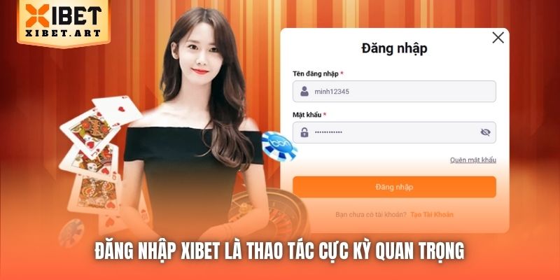 Đăng nhập Xibet là thao tác cực kỳ quan trọng
