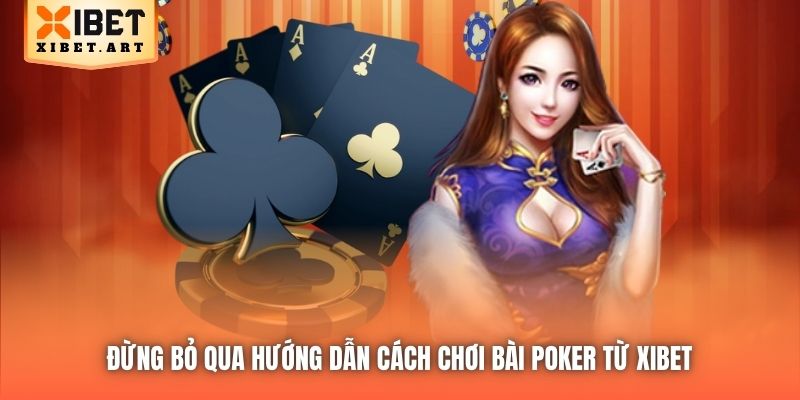 Đừng bỏ qua hướng dẫn cách chơi bài Poker từ Xibet 